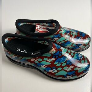 Sloggers Paw Print Waterproof Garden & Rain Shoes BRAND NEW - NWT